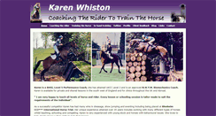 Desktop Screenshot of karenwhiston.co.uk